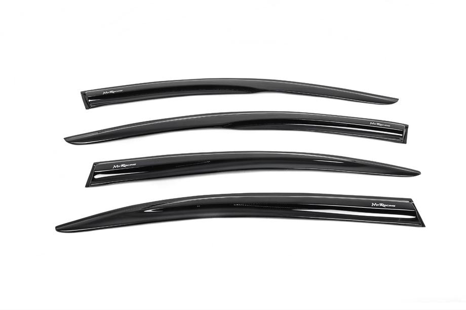 Skoda Octavia II A5 2006–2010 Raamwindschermen LiftBack (set van 4, MyRacing) Image
