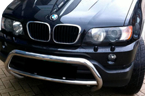 BMW X5 E53 1999–2006 Bullbar WT015 (RVS) foto 1