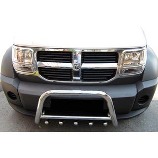 Voorste bullbar QT006 (RVS) Dodge Nitro 2006–2011