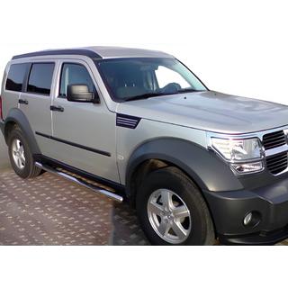 Sidebars (set van 2, RVS) Dodge Nitro 2006–2011 foto 1