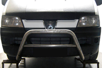 Fiat Ducato 1995–2006 Voorste bullbar WT005 (RVS) foto 1