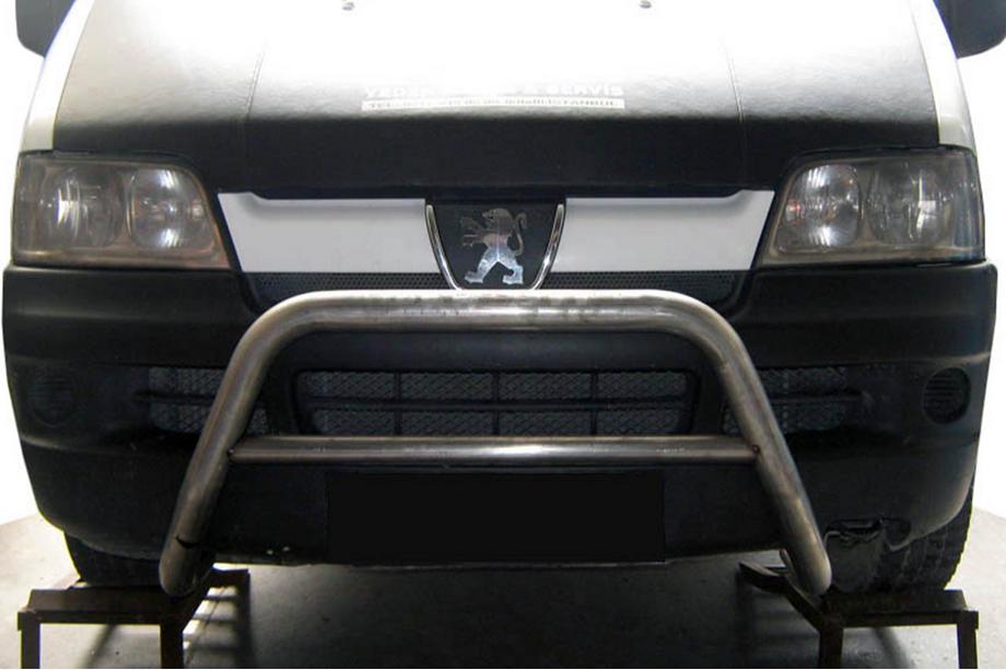 Fiat Ducato 1995–2006 Voorste bullbar WT005 (RVS) Image