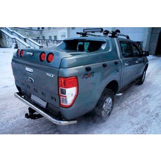 Achterbeschermbeugel AK005 (2011-2018, RVS) Ford Ranger 2011–2022 foto 3