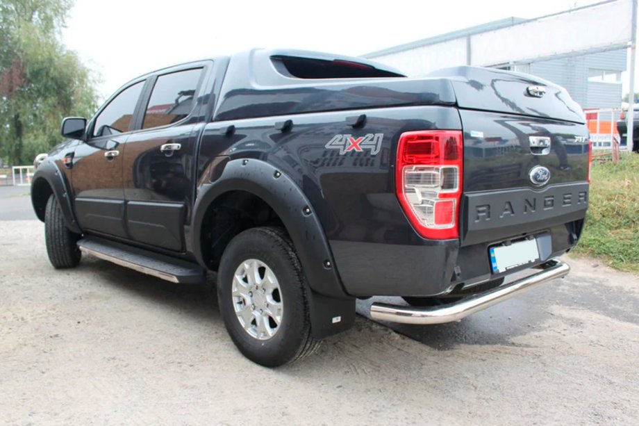 Ford Ranger 2011–2022 Achterbeschermbeugel AK005 (2011-2018, RVS) Foto 2