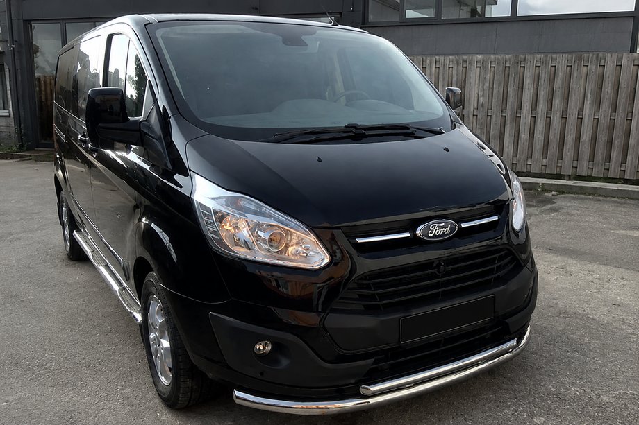 Ford Custom 2013–2022 Voorbeschermbeugel ST014 (RVS) 60/42 mm Image