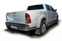Toyota Hilux 2006–2015 Achterhoeken AK003-Dubbel (RVS) foto 2