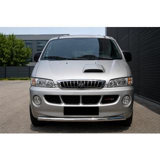 Frontbescherming ST008 (RVS) Hyundai H200, H1, Starex 1998–2007