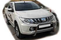 Mitsubishi L200 2015–2024 Bullbar WT005 (RVS) foto 1