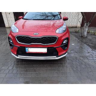 Voorbeschermbeugel ST014 (RVS) Kia Sportage 2015–2021 foto 2