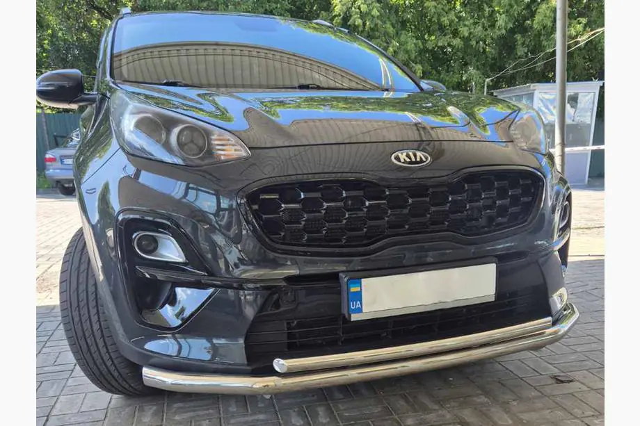 Kia Sportage 2015–2021 Voorbeschermbeugel ST014 (RVS) Image