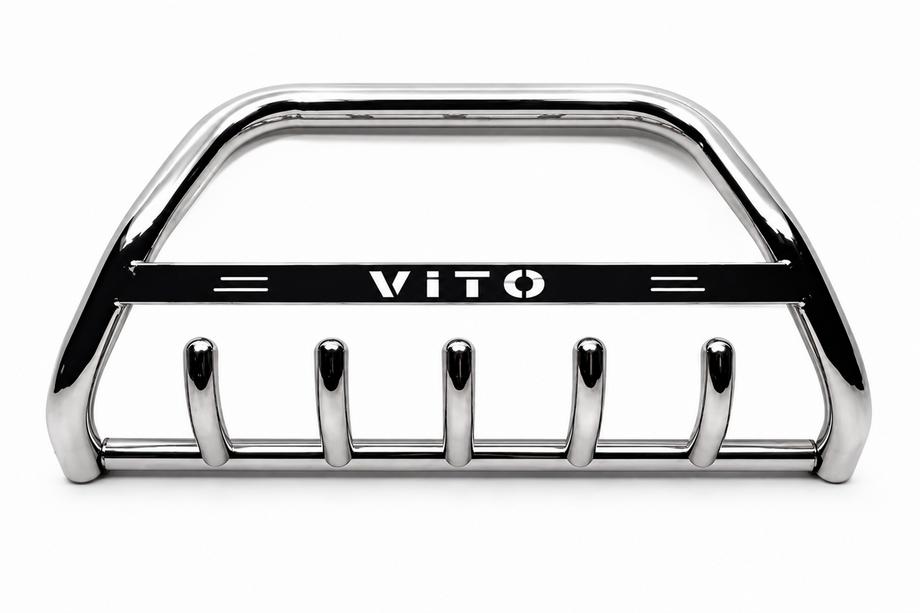 Mercedes Vito/V-klasse W447 2014– Bullbar WT004 (RVS) Image