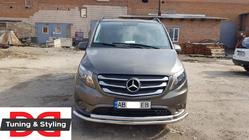 Mercedes Vito/V-klasse W447 2014– Voorbeschermbeugel ST014 (RVS) Ø 60/42 mm foto 6