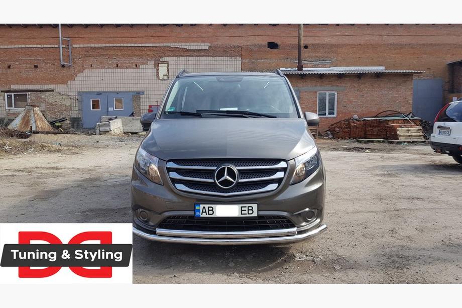 Mercedes Vito/V-klasse W447 2014– Voorbeschermbeugel ST014 (RVS) Foto 4