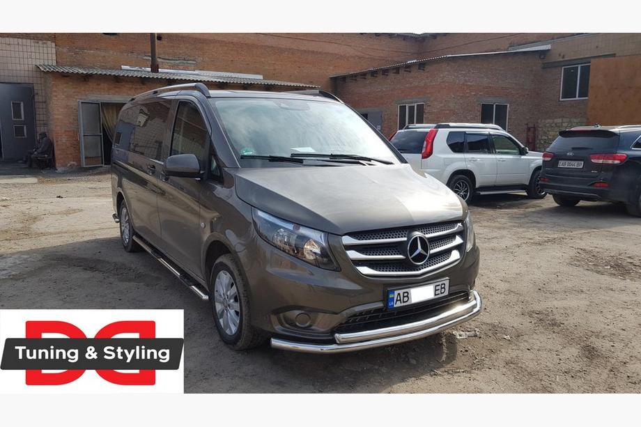 Mercedes Vito/V-klasse W447 2014– Voorbeschermbeugel ST014 (RVS) Foto 5