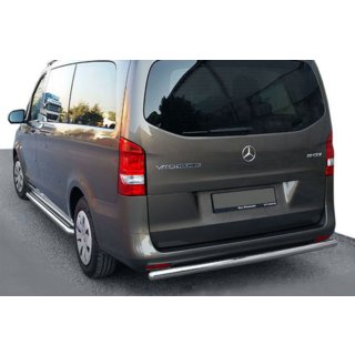 Achterbeschermbeugel AK002 (RVS) Mercedes Vito/V-klasse W447 2014– foto 1