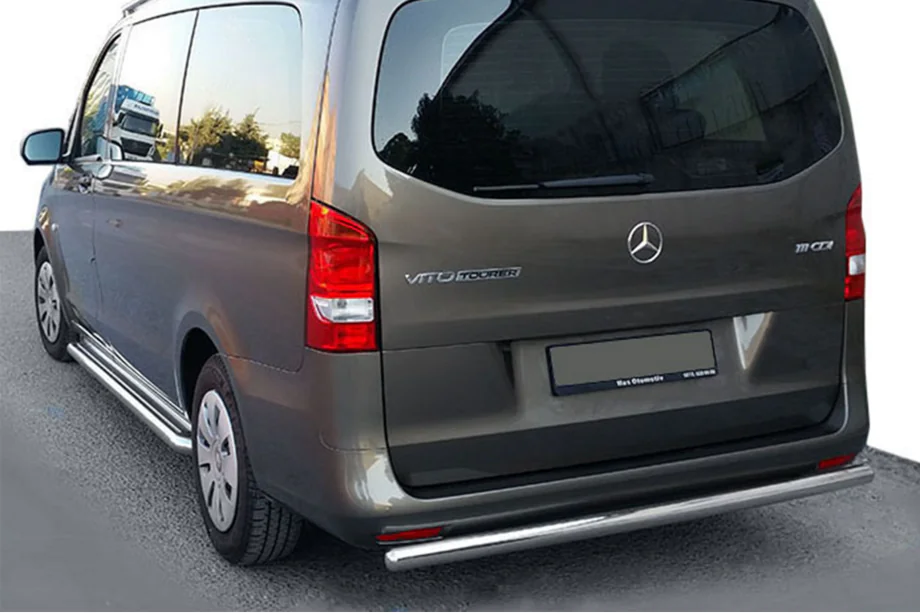 Mercedes Vito/V-klasse W447 2014– Achterbeschermbeugel AK002 (RVS) Image