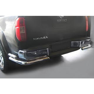 Achterbumperbeschermer AK003 dubbel (RVS)