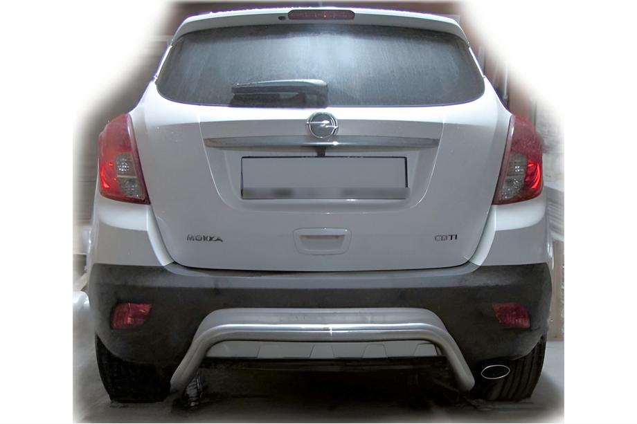 Opel Antara 2006–2017 Achterbeschermbeugel AK007-2 (RVS) Image