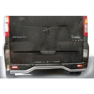 Achterbeschermbeugel AK006 (RVS) Renault Trafic 2001–2015 foto 1