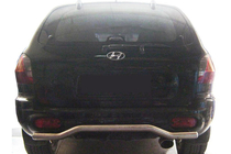 Hyundai Santa Fe 1 2000–2006 Achterbeugel AK004 (RVS) foto 1