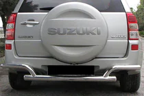 Suzuki Grand Vitara 2005–2017 Achterbeschermbeugel AK005-2 (RVS) foto 1