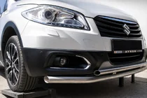Suzuki SX4 S-Cross 2013–2016 Voorste beschermbeugel ST014 (RVS) foto 2