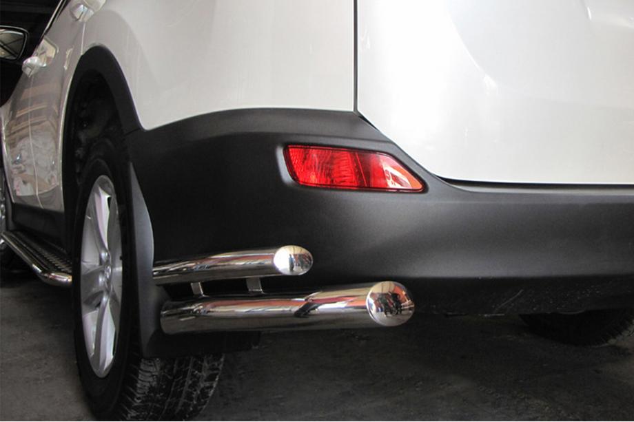 Toyota Rav 4 2013–2018 Achterhoekstukken AK003 dubbel (RVS) Image