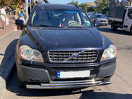 Volvo XC90 2002–2014 Voorbescherming ST014-2 (RVS) foto 2