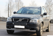 Volvo XC90 2002–2014 Voorbeschermbeugel ST014 (RVS) foto 1