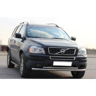 Voorbeschermbeugel ST014 (RVS) Volvo XC90 2002–2014 foto 2