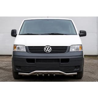 RVS bullbar met golfgrille ST007-1 Volkswagen T5 Transporter 2003–2010 foto 1