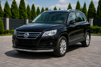 Volkswagen Tiguan 2007–2016 Voorbumperbescherming ST008 (RVS) foto 1