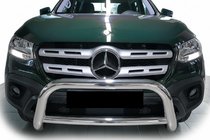 Mercedes X-klasse 2017–2020 Voorbescherming WT005 (RVS, 60 mm) foto 1