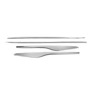 Deurstrips met uitsparing (set 4 stuks, RVS) Renault Clio IV 2012–2019 foto 3