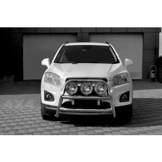 Voorste bullbar WT018 (RVS) Chevrolet Trax 2012–2023 foto 3