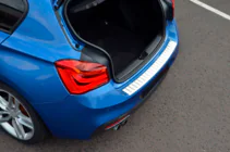 BMW 1 Serie F20/F21 2011–2019 OmsaLine achterbumper beschermlijst (voor F20, RVS) foto 2