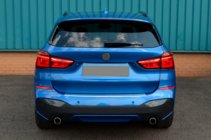 BMW X1 F48 2015–2022 OmsaLine rvs chromen achterbumperbeschermer foto 2