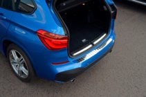 BMW X1 F48 2015–2022 OmsaLine rvs chromen achterbumperbeschermer foto 4