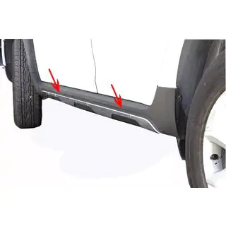 Deurlijst afdekstrips RVS (set van 6) Dacia Duster 2018–2024 foto 1