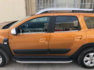 Dacia Duster 2018–2024 Onderste raamlijsten (set 4 stuks, RVS) OmsaLine - Italiaans roestvrij staal foto 3