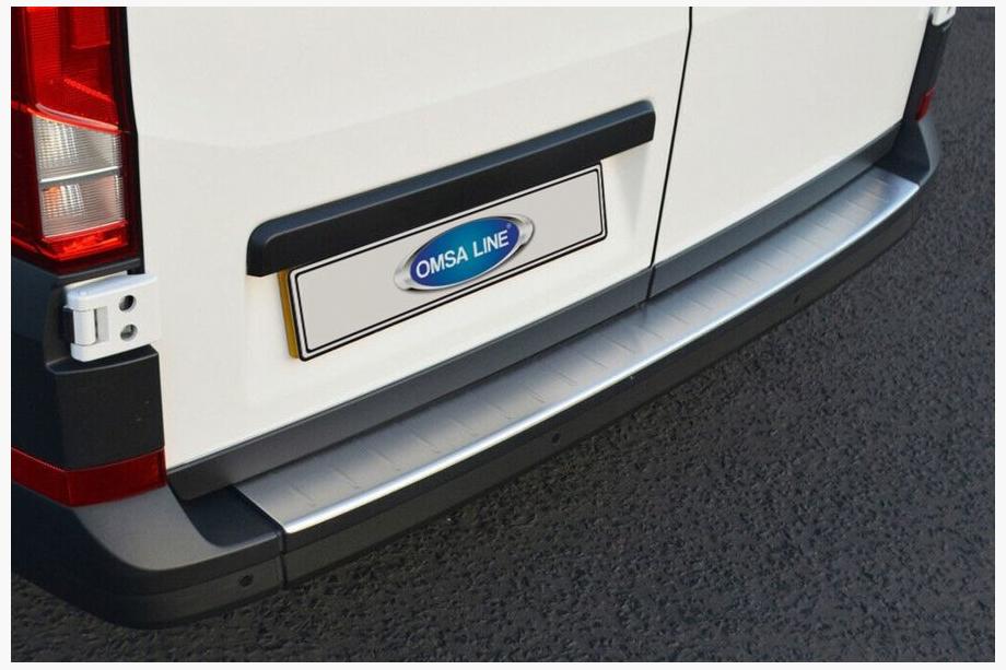 Volkswagen Crafter 2016– Achterbumper beschermlijst (Omsa, RVS) Mat Image