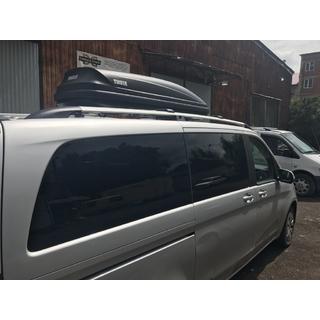 Dakrails chroom CAN origineel design (metalen steunen) Mercedes Vito/V-klasse W447 2014– foto 2