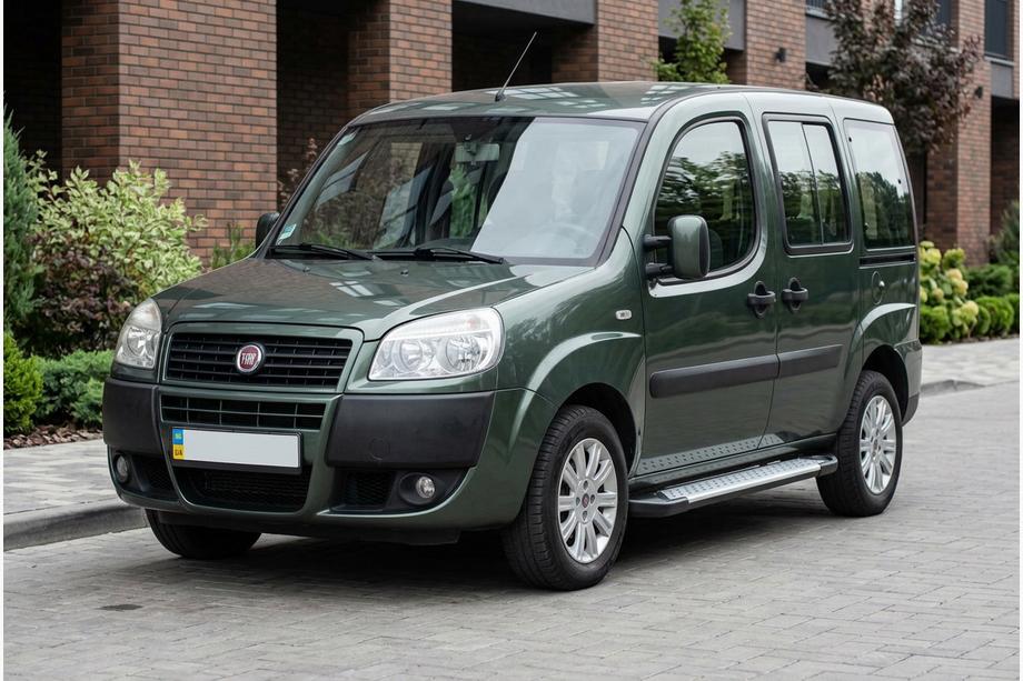 Fiat Doblo I 2005–2010 Zijsteps Allmond Grey (2 stuks, aluminium) Image
