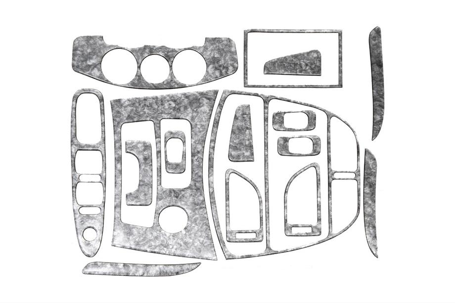 Chery Tiggo 1 2005–2016 Dashboard sierlijstenset (grote set) Titanium Foto 8