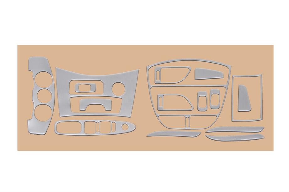 Chery Tiggo 1 2005–2016 Dashboard sierlijstenset (grote set) Titanium Foto 9