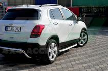 Chevrolet Captiva 2006–2019 Fullmond side steps (2 stuks, aluminium) foto 3