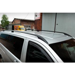 Zwarte dakrails CAN origineel design (metalen voeten) Mercedes Vito/V-klasse W447 2014– foto 1