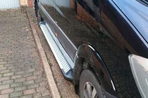 Volkswagen Crafter 2006–2016 Side steps Allmond Grey (set van 2, aluminium) foto 4