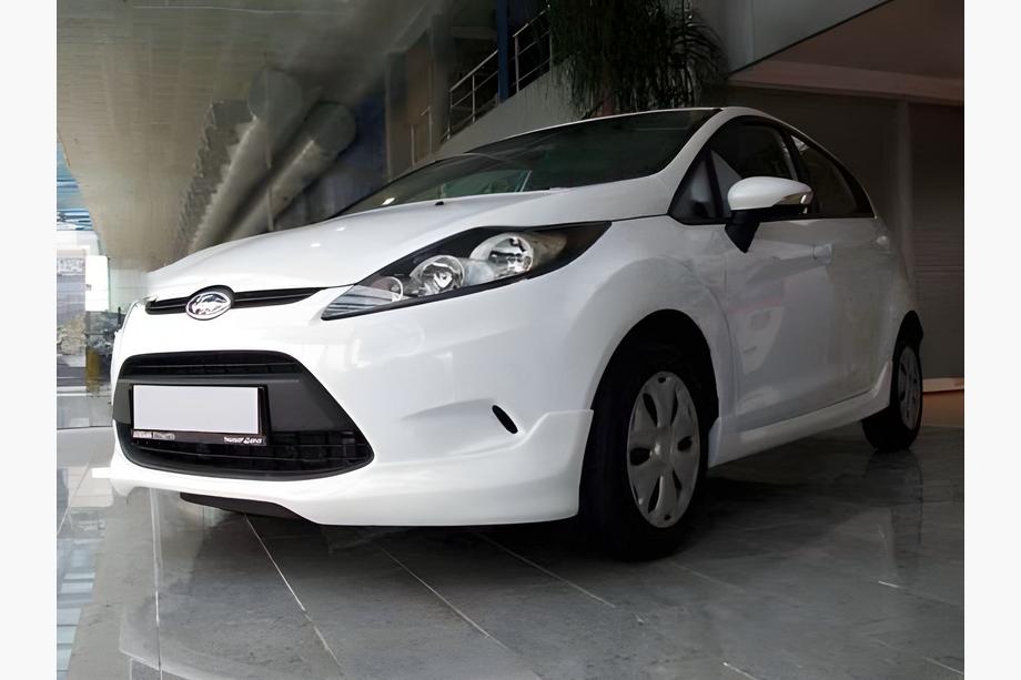 Ford Fiesta 2008–2017 Frontbumper lip spoiler 2008-2013 (spuitklaar) Image