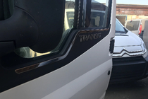 Ford Transit 2000–2014 RVS raamomlijsting (2 stuks) foto 3